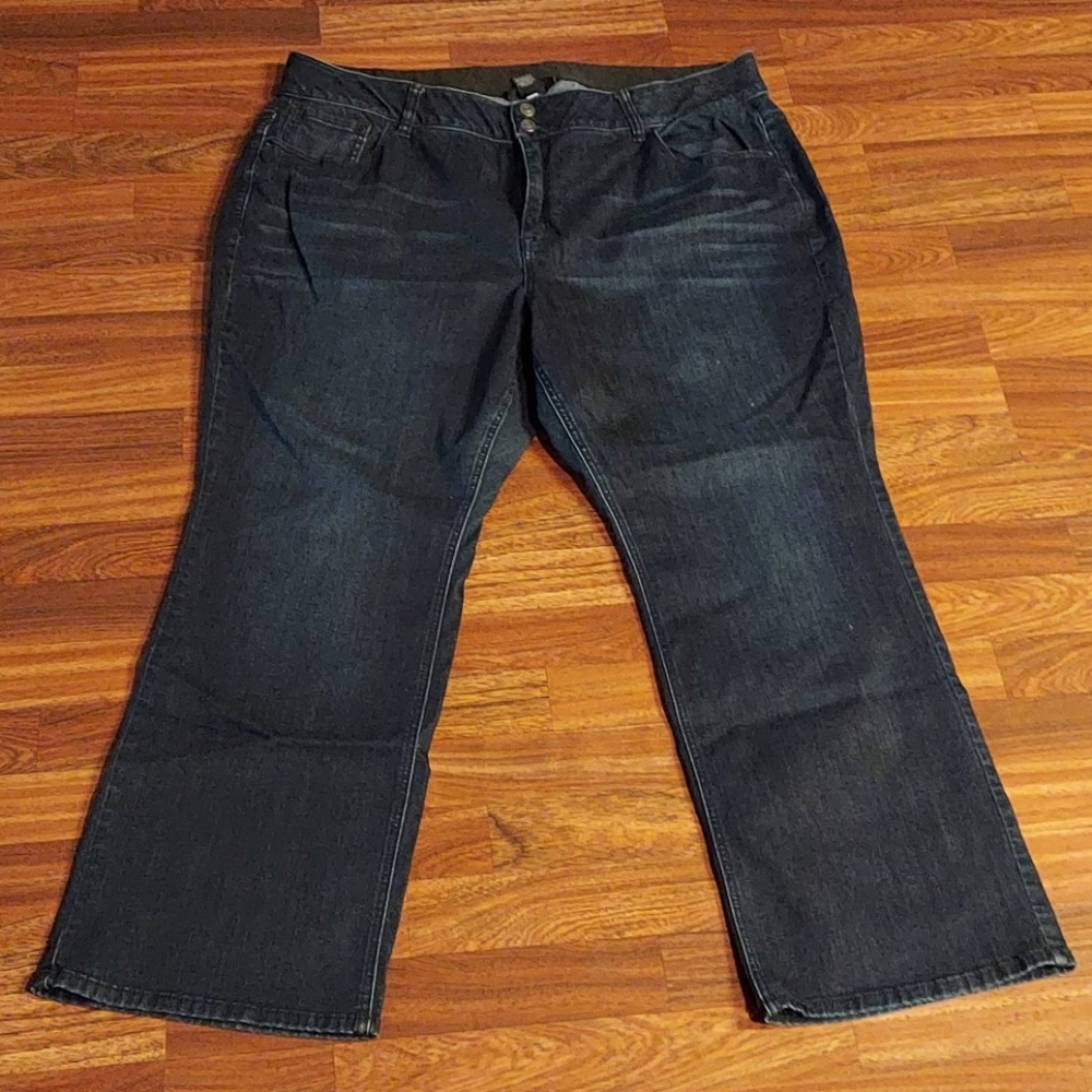 Venezia (Lane Bryant) Dk. Rinse Bootcut Je…